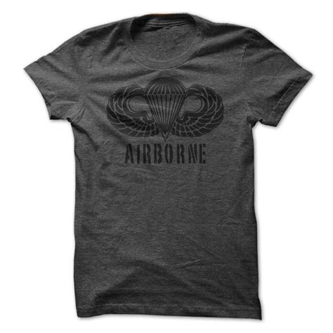 Airborne Paratrooper Jump Wings T Shirt Airborne Shirt