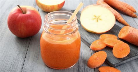 Recette smoothie détox à la pomme et carotte