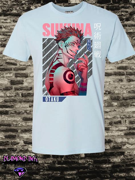 Sukuna Ryoumen Jujutsu Kaisen Anime Custom Premium Graphic T Shirt Etsy