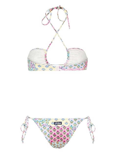 MC2 Saint Barth Dahlia Floral Print Bikini Farfetch