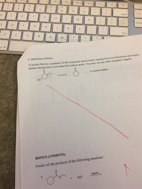 Solved Device A Synthesis Of The Compound Shown Below Chegg