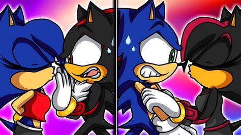 Sonic X Shadow And Rouge Kiss