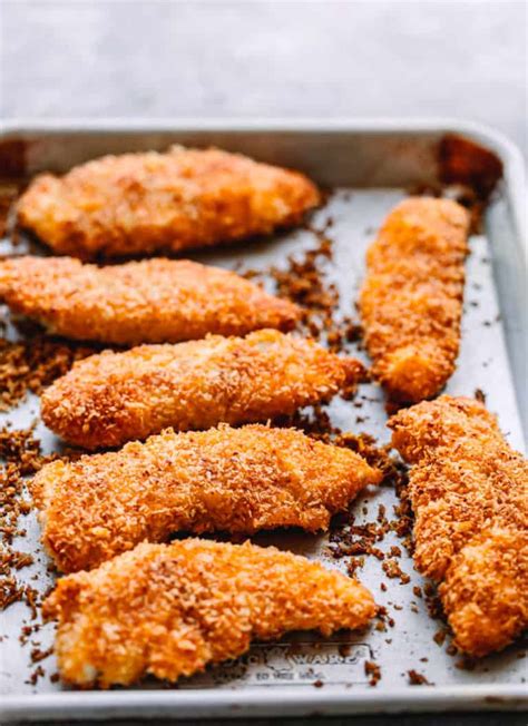 Healthy Baked Chicken Tenders - Posh Journal