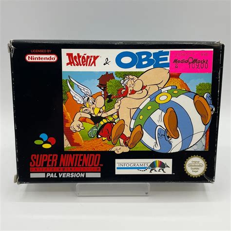 Asterix Obelix Nintendo Snes Super Nintendo Cib Komplett Pal