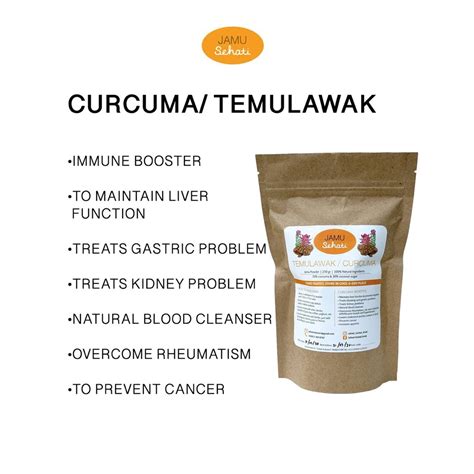 Jual Jamu Sehati Curcuma Temulawak Bubuk Shopee Indonesia