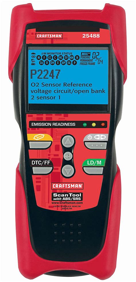 Craftsman CanOBD2® ABS+SRS Scan Tool