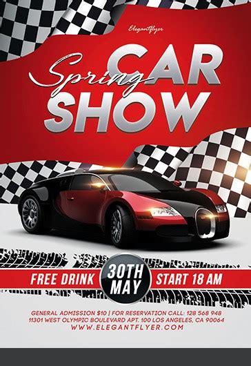 Car Show Flyers Templates