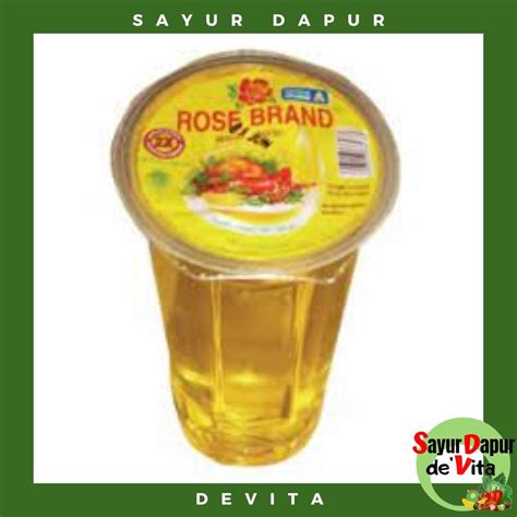 Jual Minyak Goreng Sawit Rose Brand Gelas Cup 220 Ml Shopee Indonesia