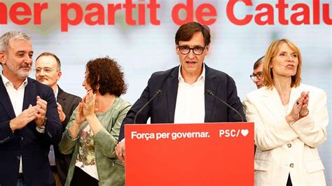 Elecciones Catalanas El Psc Pide A Erc Que No Bloquee A Illa