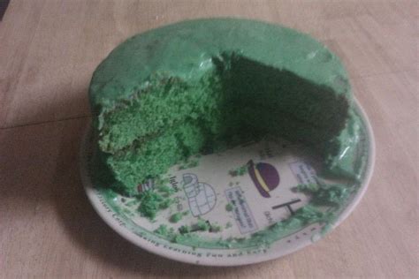 Mountain Dew Cake And Frosting · How To Decorate A Food Shaped Cake ...