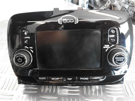 RADIO MULTIMEDIA FIAT 500 COD 07356791340 Autodemolizioni MAURO Srl