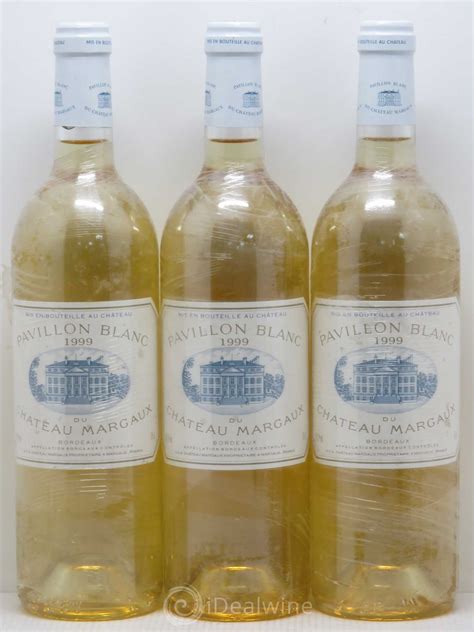 Acheter Pavillon Blanc Du Château Margaux 1999 Lot 11619