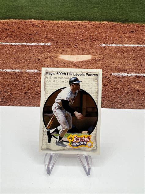 1993 UPPER DECK 51 WILLIE MAYS BASEBALL HEROES WILLIE MAYS GIANTS EBay