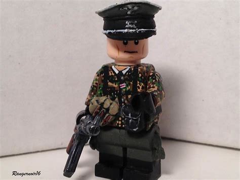 Lego Custom Minifigure Wwii German Waffen Ss Officer Oberleutnant A