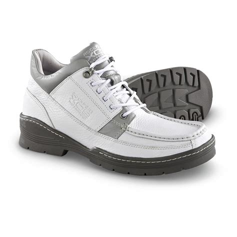 Mens Waterproof Rockport® Xcs™ Tacony Chukkas White Gray 155908