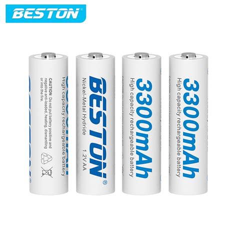 Hộp 04 Pin Sạc AA Beston 3300mAh Cho Micro Karaoke loa đồ chơi trẻ em