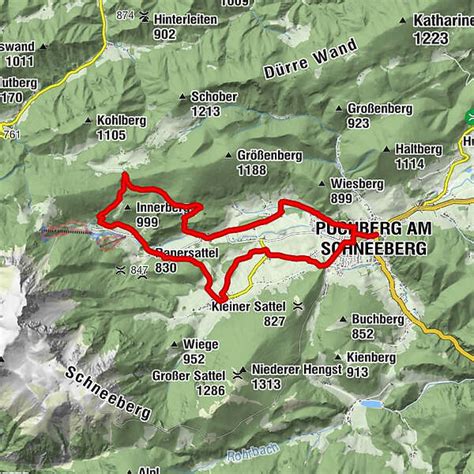 TV Naturfreunde Rundwanderweg BERGFEX Wanderung Tour Niederösterreich