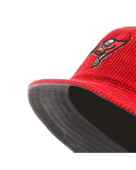 '47 Tampa Bay Buccaneers Thick Cord Bucket Hat in Red for Men | Lyst