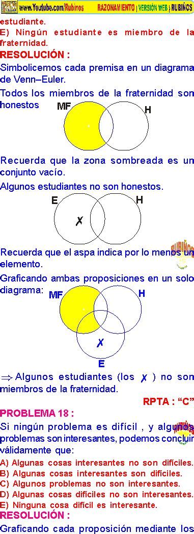 L Gica De Clases Problemas Resueltos De Razonamiento Matem Tico Pdf