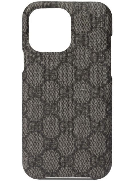 Gucci Ophidia Gg Iphone Pro Max Case In Grey Modesens