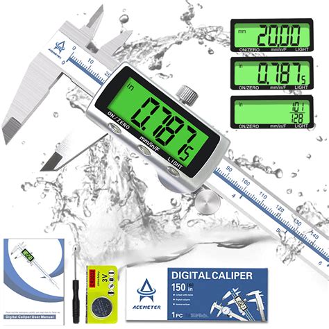 Digital Caliper Electronic Measuring Tool Digital Vernier Caliper Inch