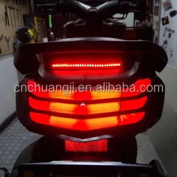 Motorcycle Led Tail Light Custom Stop Lamp Neon Type For Yamaha Nmax