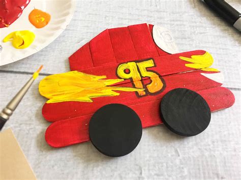 Disney Lightning McQueen Craft for Kids #Disney