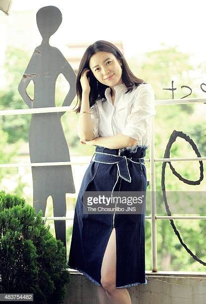 Han Hyo Ju Poses For Photographs On August 10 2015 In Seoul South