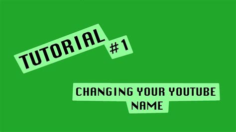 How to change your name on YouTube - YouTube