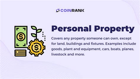 Finance Dictionary Personal Property Coinrank