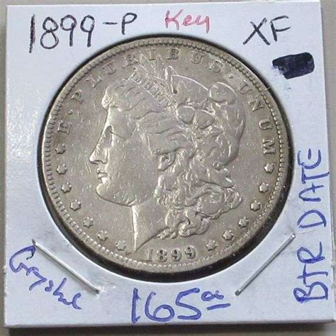 1 1899 Key Date Morgan Silver Dollar Star Coin And Currency Llc