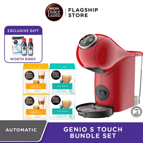 Exclusive Set NESCAFE Dolce Gusto RED Genio S Plus Coffee Machine