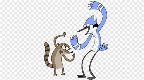 Mordecai Rigby Drawing Animation Episode Show Television Mammal Png