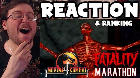 Gors Mortal Kombat 4 All Fatalities Reaction And Ranked Fatality