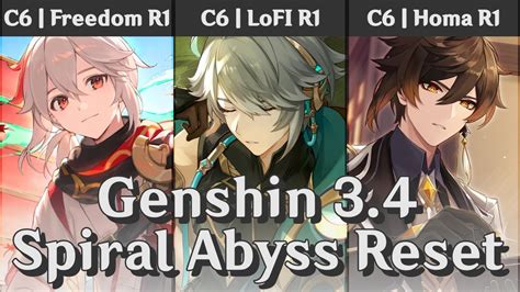 Genshin Impact 3 4 Spiral Abyss Reset 230216 YouTube