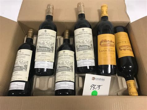 Box Of 6 Bottles Of Wine