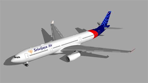 Sriwijaya Air Airbus A330 300 1 3d Warehouse