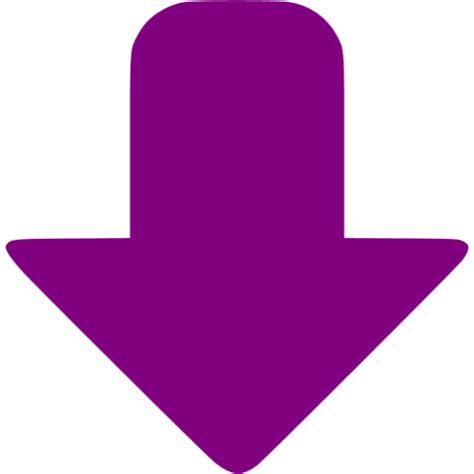 Purple Down Icon Free Purple Arrow Icons