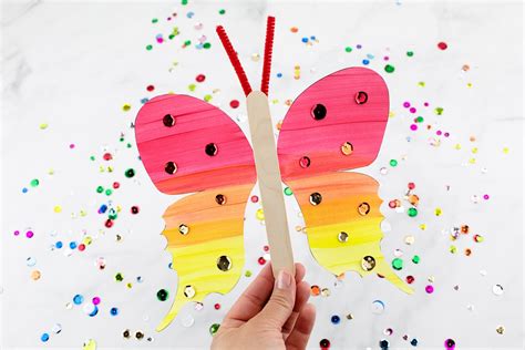 How To Make A Fluttering Paper Butterfly Craft