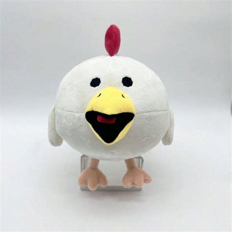 Poupée en peluche de petit poussin blanc Chicken Gun Mode en ligne