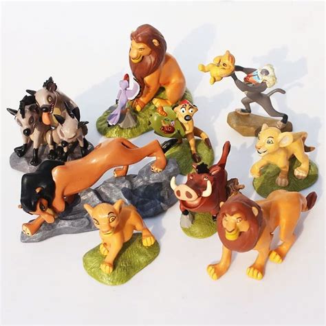 NOWE Duze Figurki Krol Lew Zestaw Figurek Simba Nala Mufasa Rafiki