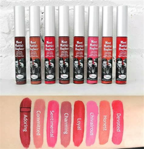 The Balm Meet Matte Hughes Labial L Quido Original En