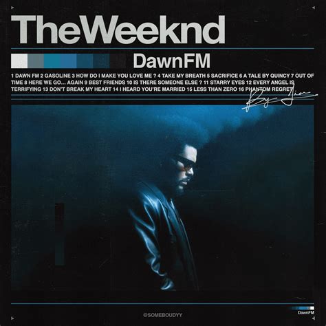 Dawn Fm As A Triolgy Cover Album Rfreshalbumart