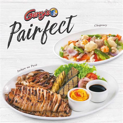 Gerrys Menu Prices Philippines 2025 Updated — All About Philippines Menu