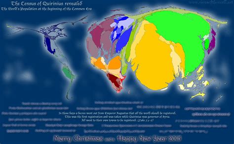 Nativity Map The Census Of Quirinius Revealed Views Of The