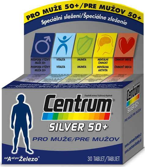 Pfizer Centrum Silver 50 Pro Muže 30 Tbl Zbozi Cz