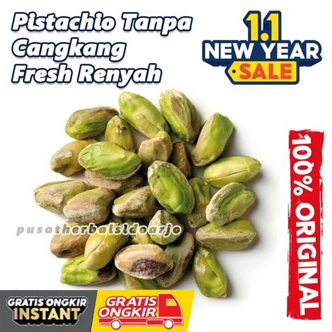 Jual Kacang Pistachio Panggang Tanpa Cangkang Grade A Super Matang