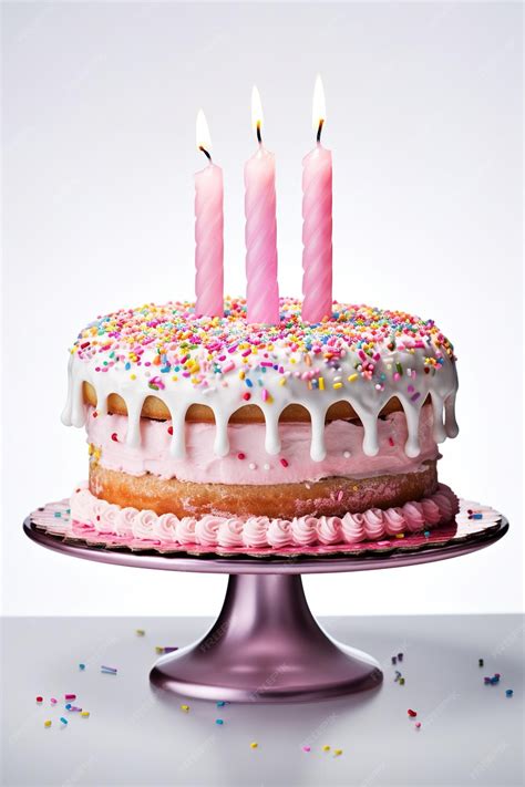Premium Photo | Photo happy birthday cake isolated on white background