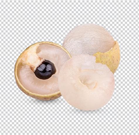 Premium Psd Fresh Peeled Longan Isolated Premium Psd