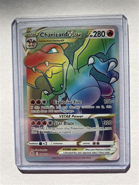 Mavin Charizard Vstar Secret Rainbow Rare Pokemon Card